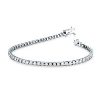 Bracciale Casciola Gioielli TENNIS in Oro bianco Diamante BTENQ188